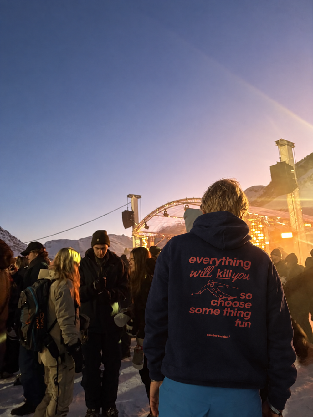 Après at sunset