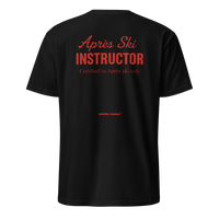 Après Ski Instructor T-Shirt in Black, back print
