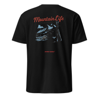 Mountain Life Party Life T-Shirt in Black, back print