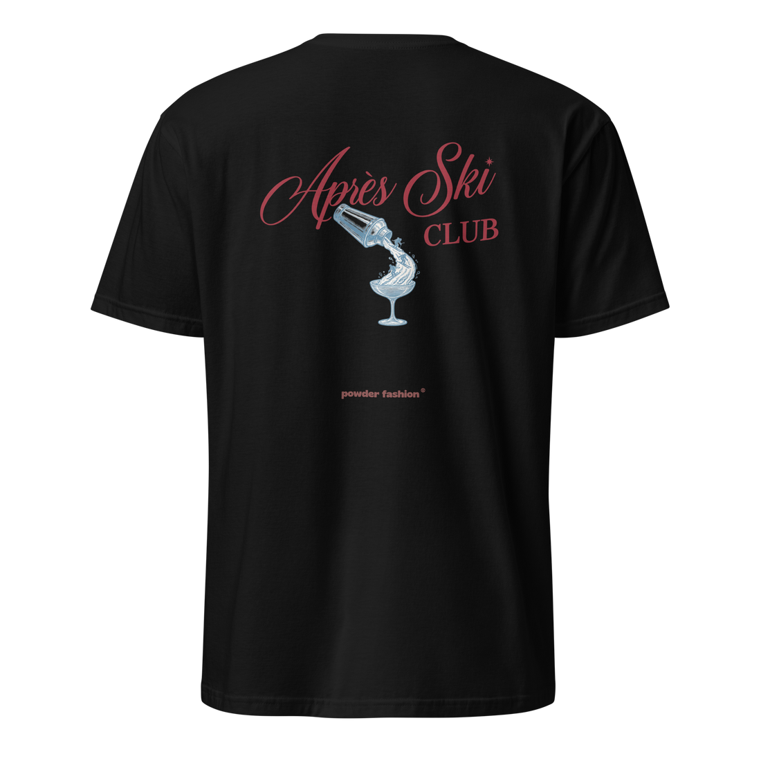 Après Ski Club T-Shirt in Black, back print