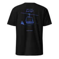 First Lift T-Shirt in Black, back print
