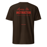 Après Ski Instructor T-Shirt in Dark Chocolate, back print