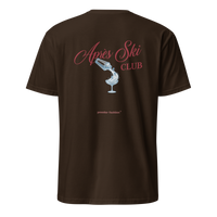 Après Ski Club T-Shirt in Dark Chocolate, back print