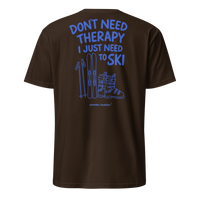 Don’t Need Therapy T-Shirt in Dark Chocolate, back print