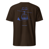 First Lift T-Shirt in Dark Chocolate, back print
