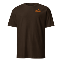 Perfect Balance Snow + Spritz T-Shirt in Dark Chocolate, front