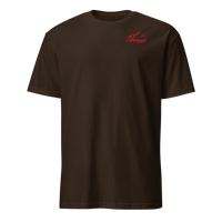 I’m Not Lazy I Just Want to Ski T-Shirt in Dark Chocolate, front