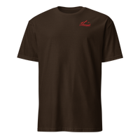 Mountain Life Party Life T-Shirt in Dark Chocolate, front
