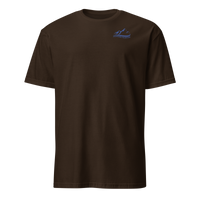 Life’s Better in Ski Boots T-Shirt in Dark Chocolate, front