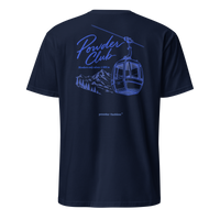 Powder Club T-Shirt in Navy, back print