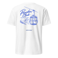 Powder Club T-Shirt in White, back print