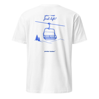 First Lift T-Shirt in White, back print