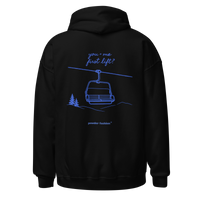 First Lift Hoodie in Black, back print