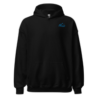 Winter Vacance Mood Hoodie in Black, front