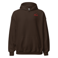 I’m Not Lazy I Just Want to Ski Hoodie in Dark Chocolate, front