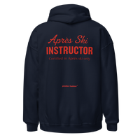 Après Ski Instructor Hoodie in Navy, back print