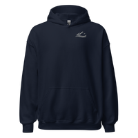 Powder Junkie Hoodie in Navy, front