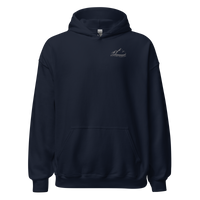 Don’t Follow Me I Do Stupid Things Hoodie in Navy, front
