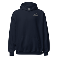 Sex Is Cool But Have You Ever Been Skiing Hoodie in Navy, front
