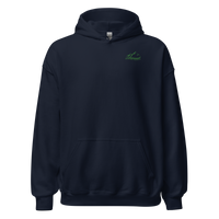 Don’t Need Therapy Snowboard Hoodie in Navy, front