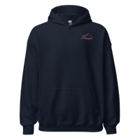 Life Is Better on the Slopes Hoodie in Navy, front