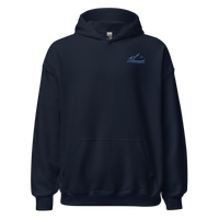 Powder Club Hoodie in Navy, front