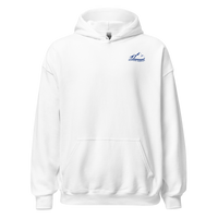 Don’t Need Therapy Ski Gear Hoodie in White, front