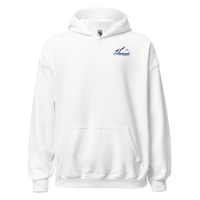 I Need Vitamin Ski Hoodie in White, front